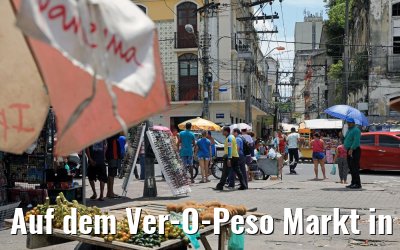 Auf dem Ver-O-Peso Markt in Belem, Brasilien 01.02.2018