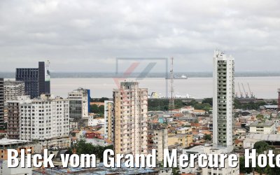 Blick vom Grand Mercure Hotel Belém