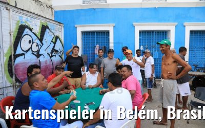 Kartenspieler in Belém, Brasilien 01.02.2018