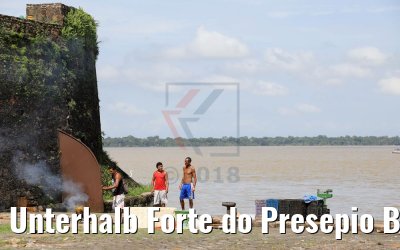 Unterhalb Forte do Presepio Belém, Brasilien 01.02.2018