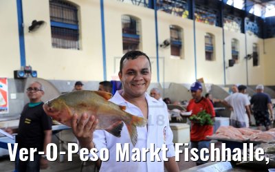Ver-O-Peso Markt Fischhalle, Belém, Brasilien 01.02.2018