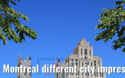 Montreal different city impressions 29.09.2019