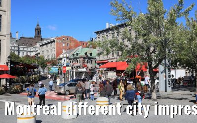 Montreal different city impressions 29.09.2019