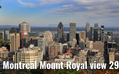 Montreal Mount Royal view 29.09.2019