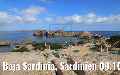 Baja Sardinia, Sardinien 09.10.2017