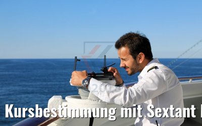 Kursbestimmung mit Sextant MS Hamburg 08.07.2018