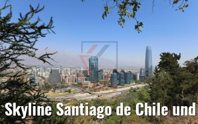 Skyline Santiago de Chile und Gran Torre Santiago