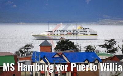 MS Hamburg vor Puerto Williams 01.02.2020