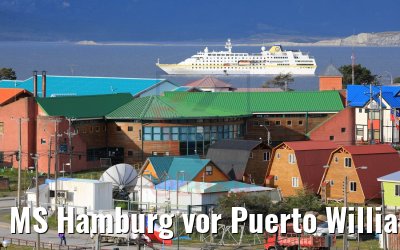 MS Hamburg vor Puerto Williams, Chile 01.02.2020
