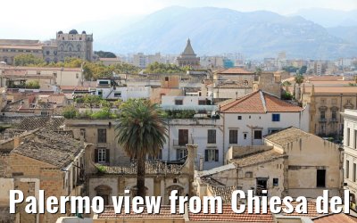 Palermo view from Chiesa del Santissimo Salvatore