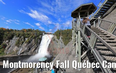 Montmorency Fall Québec Canada 30.09.2019