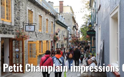 Petit Champlain impressions Québec 30.09.2019