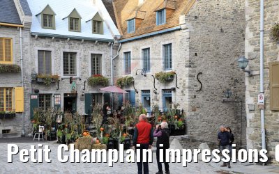 Petit Champlain impressions Québec 30.09.2019