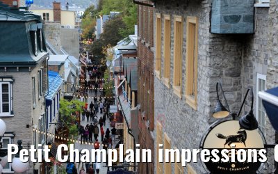 Petit Champlain impressions Québec 30.09.2019