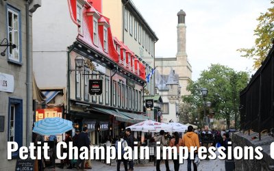 Petit Champlain impressions Québec 30.09.2019