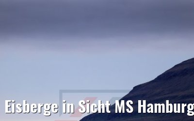 Eisberge in Sicht MS Hamburg Qeqertarsuaq