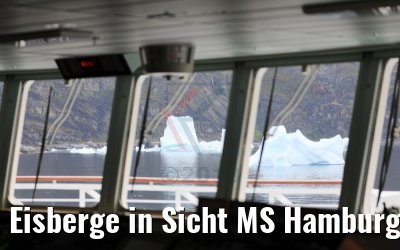Eisberge in Sicht MS Hamburg Qeqertarsuaq