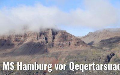 MS Hamburg vor Qeqertarsuaq, Grönland