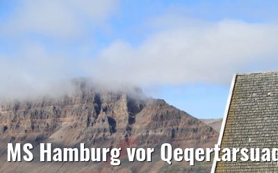 MS Hamburg vor Qeqertarsuaq, Grönland