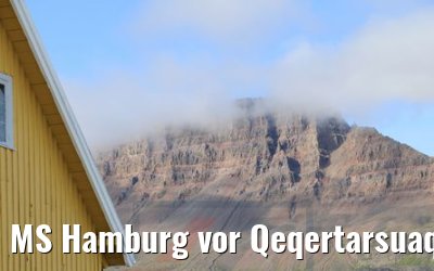 MS Hamburg vor Qeqertarsuaq, Grönland