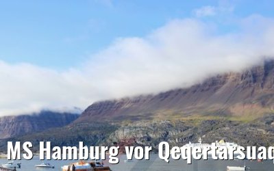 MS Hamburg vor Qeqertarsuaq, Grönland