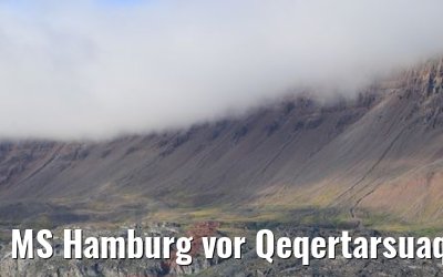 MS Hamburg vor Qeqertarsuaq, Grönland
