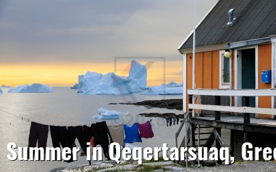 Summer in Qeqertarsuaq, Greenland