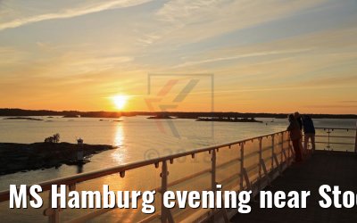 MS Hamburg evening near Stockholm 09.07.2018