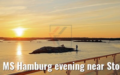 MS Hamburg evening near Stockholm 09.07.2018