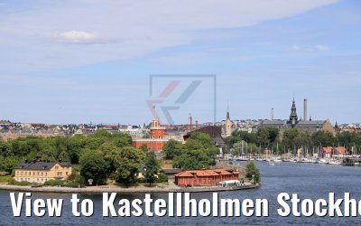View to Kastellholmen Stockholm 09.07.2018