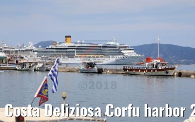 Costa Deliziosa Corfu harbor 24.07.2018