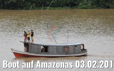 Boot auf Amazonas 03.02.2018