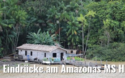 Eindrücke am Amazonas MS Hamburg 03.02.2018