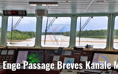 Enge Passage Breves Kanäle MS Hamburg 03.02.2018