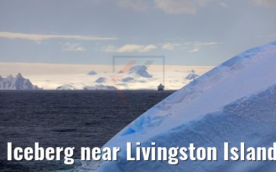 Iceberg near Livingston Island Antarctica 06.01.2017
