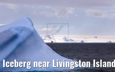 Iceberg near Livingston Island Antarctica 06.01.2017