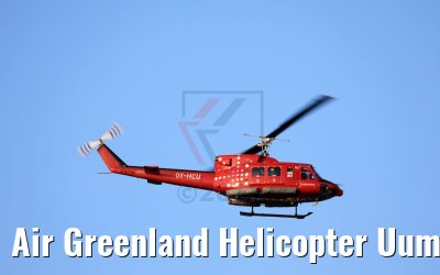 Air Greenland Helicopter Uummannaq