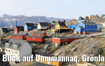 Blick auf Uummannaq, Grönland