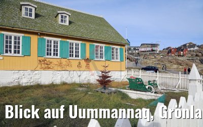 Blick auf Uummannaq, Grönland