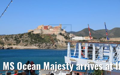MS Ocean Majesty arrives at Ibiza 06.05.2017
