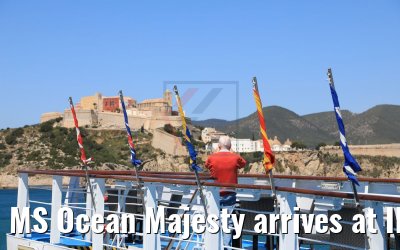 MS Ocean Majesty arrives at Ibiza 06.05.2017