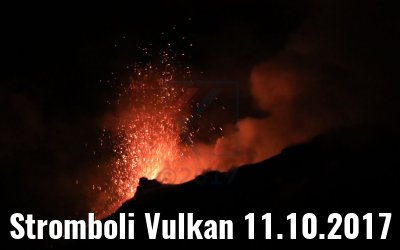 Stromboli Vulkan 11.10.2017