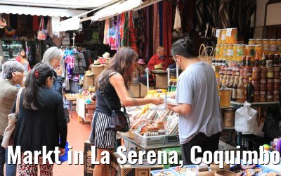 Markt in La Serena, Coquimbo, Chile 01.02.2019