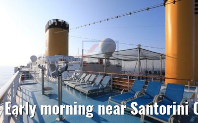 Early morning near Santorini Costa Deliziosa 25.07.2018