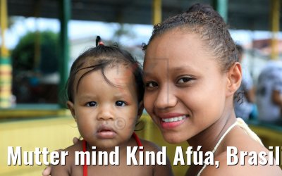 Mutter mind Kind Afúa, Brasilien 04.02.2018