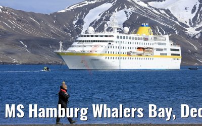 MS Hamburg Whalers Bay, Deception Island Antarktis 07.01.2017