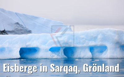 Eisberge in Sarqaq, Grönland