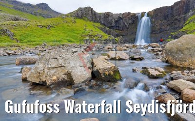 Gufufoss Waterfall Seydisfjördur, Iceland 20.08.2017