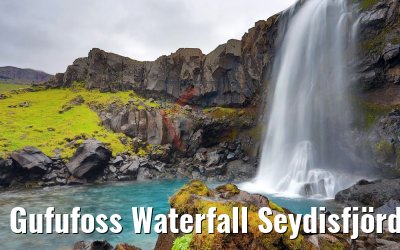 Gufufoss Waterfall Seydisfjördur, Iceland 20.08.2017