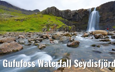 Gufufoss Waterfall Seydisfjördur, Iceland 20.08.2017